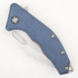 Нож Heretic Knives Martyr Blue Stonewash Standard - складной туристические ножи из стали Нож Heretic Knives Martyr Blue Stonewash Standard - складной туристические ножи из стали